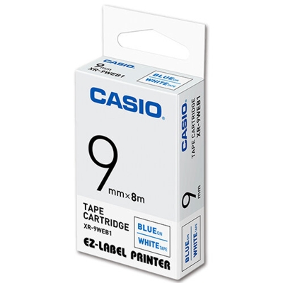 Taśma Barwiąca oryginalny XR-9WEB1 do Casio (XR-9WEB1) (Biały)