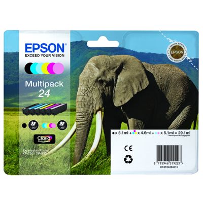 Tusze oryginalne T2428 do Epson (C13T24284010) (komplet)