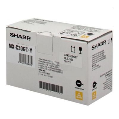 Toner oryginalny MX-C30GTY do Sharp (MX-C30GTY) (Żółty)