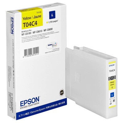 Tusz oryginalny T04C4 L do Epson (C13T04C440) (Żółty)