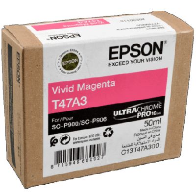 Tusz oryginalny T47A3 do Epson (C13T47A300) (Purpurowy)