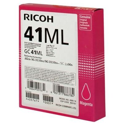 Tusz oryginalny GC-41ML do Ricoh (405767) (Purpurowy)