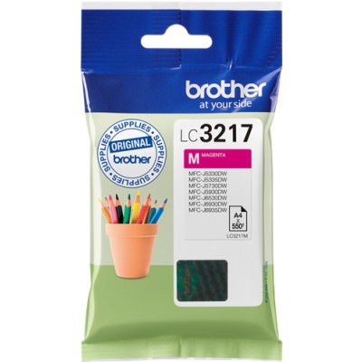 Tusz oryginalny LC-3217M do Brother (LC-3217M) (Purpurowy)