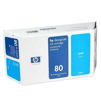 Tusz oryginalny 80 XL do HP (C4846A) (Błękitny)