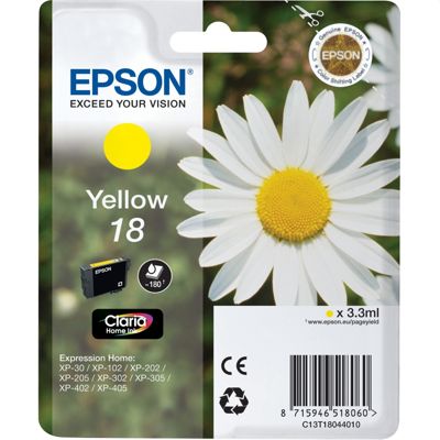 Tusz oryginalny T1804 do Epson (C13T18044010) (Żółty)