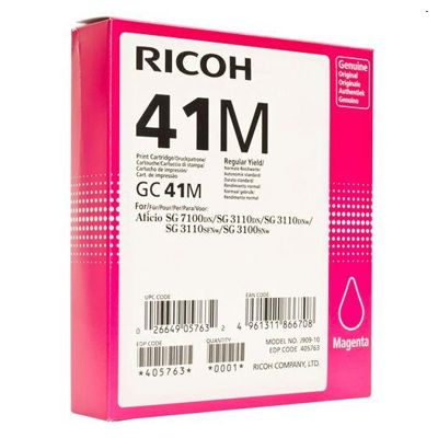 Tusz oryginalny GC-41M do Ricoh (405763) (Purpurowy)