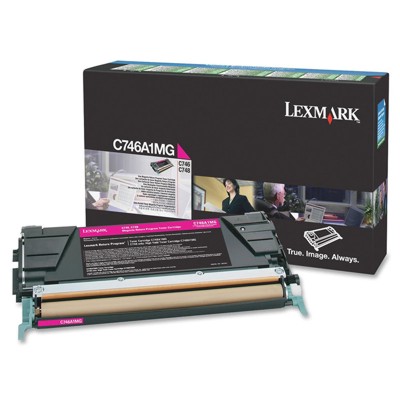 Toner oryginalny C746A1MG do Lexmark (C746A1MG) (Purpurowy)