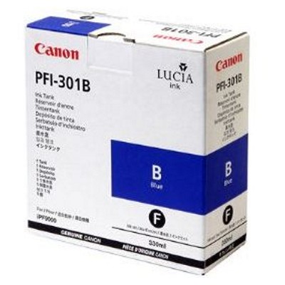 Tusz oryginalny PFI-301B do Canon (1494B001) (Niebieski)