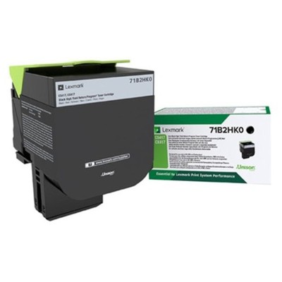 Toner oryginalny 71B do Lexmark (71B2HK0) (Czarny)