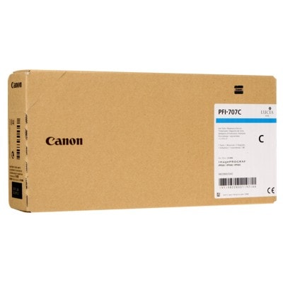 Tusz oryginalny PFI-707C do Canon (9822B001) (Błękitny)