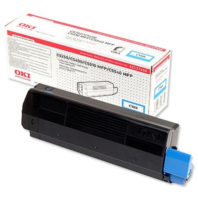 Toner oryginalny C5250/C5450 do Oki (42804547) (Błękitny)