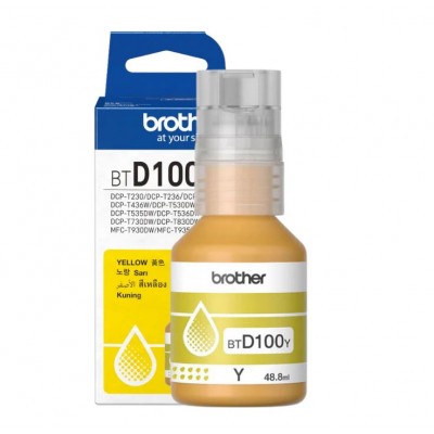 Tusz oryginalny BT-D100Y do Brother (Żółty)