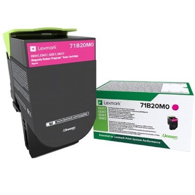 Toner oryginalny 71B do Lexmark (71B20M0) (Purpurowy)