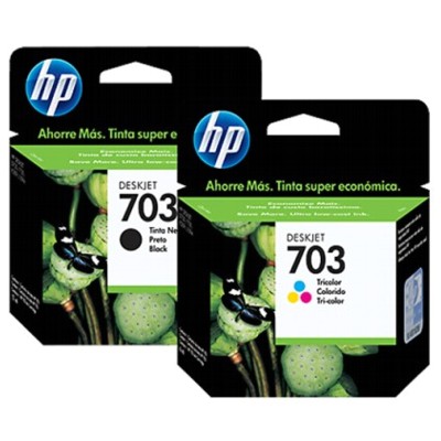 Tusze oryginalne 703 do HP (CD887AE, CD888AE) (komplet) Tusze oryginalne 703 do HP (CD887AE, CD888AE) (komplet)