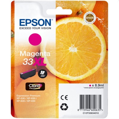 Tusz oryginalny T3363 do Epson (C13T33634010) (Purpurowy)