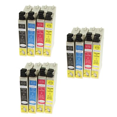 3x Tusze zamienniki T0555 do Epson (C13T05564010) (komplet)