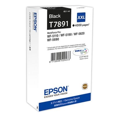 Tusz oryginalny T7891 do Epson (C13T789140) (Czarny)