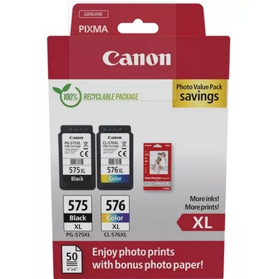 Tusze oryginalne PG-575 XL + PG-576 XL do Canon (5437C006) (komplet)