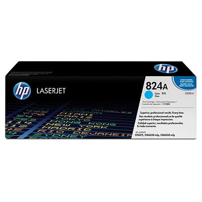 Toner oryginalny 824A do HP (CB381A) (Błękitny)