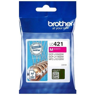 Tusz oryginalny LC-421 M do Brother (LC421M) (Purpurowy)