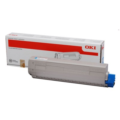 Toner oryginalny C831/841 do Oki (44844507) (Błękitny)