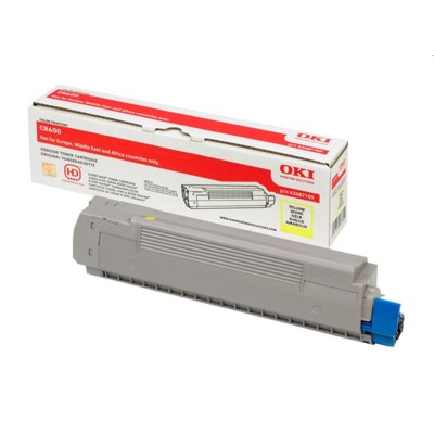 Toner oryginalny C8600/8800 do Oki (43487709) (Żółty)