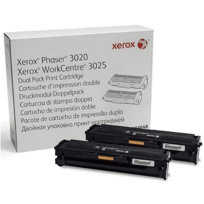 Tonery oryginalne 3020 do Xerox (106R03048) (Czarny) (dwupak)