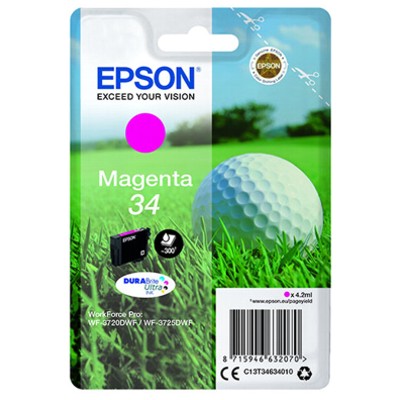 Tusz oryginalny 34 do Epson (C13T34634010) (Purpurowy)