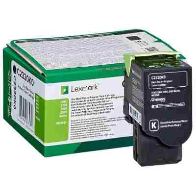 Toner oryginalny C232 do Lexmark (C2320K0) (Czarny)