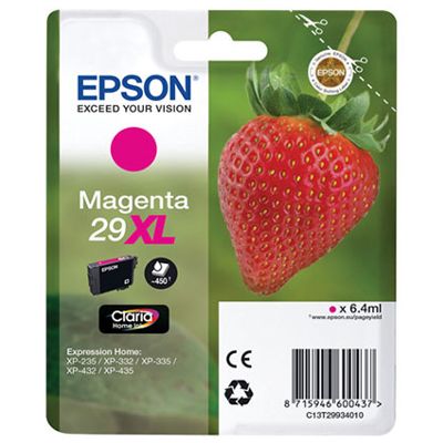 Tusz oryginalny 29XL do Epson (C13T29934010) (Purpurowy)