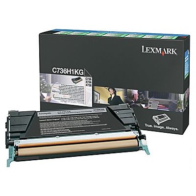 Toner oryginalny C736H1KG do Lexmark (C736H1KG) (Czarny)