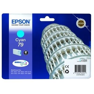 Tusz oryginalny T7912 do Epson (C13T79124010) (Błękitny)