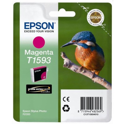 Tusz oryginalny T1593 do Epson (T15934010) (Purpurowy)