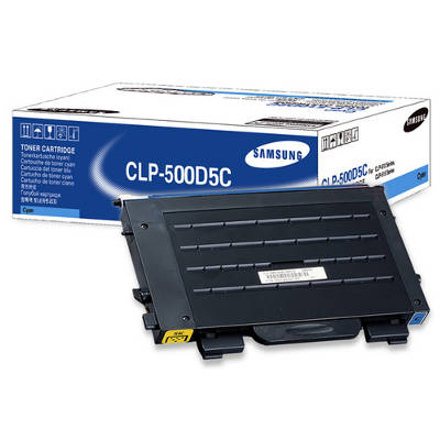 Toner oryginalny CLP-500D5C do Samsung (CLP-500D5C) (Błękitny)