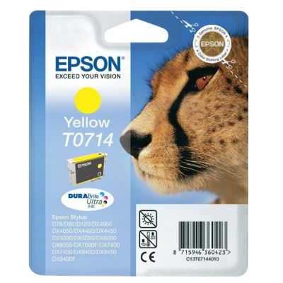 Tusz oryginalny T0714 do Epson (C13T07144010) (Żółty)