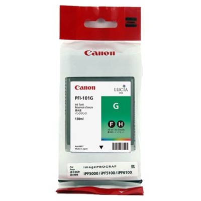 Tusz oryginalny PFI-101G do Canon (0890B001) (Zielony)