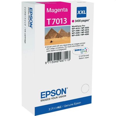 Tusz oryginalny T7013 do Epson (C13T70134010) (Purpurowy)