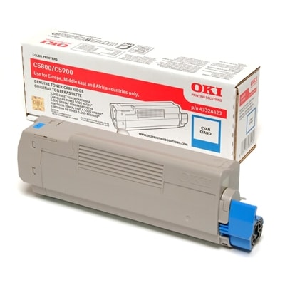 Toner oryginalny C5800 do Oki (43324423) (Błękitny)