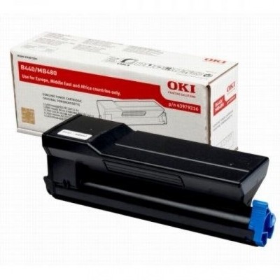 Toner oryginalny B440 do Oki (43979216) (Czarny)