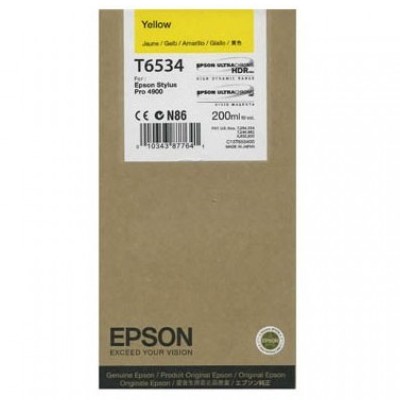 Tusz oryginalny T6534 do Epson (C13T653400) (Żółty)