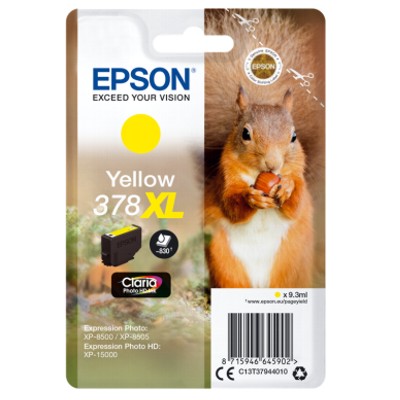 Tusz oryginalny 378 XL do Epson (C13T37944010) (Żółty)