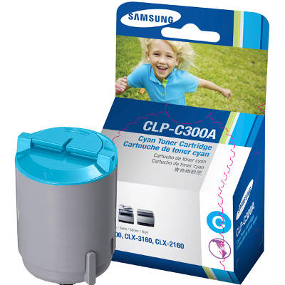 Toner oryginalny CLP-C300A do Samsung (CLP-C300A) (Błękitny)