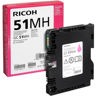 Tusz oryginalny GC-51MH do Ricoh (405864) (Purpurowy)