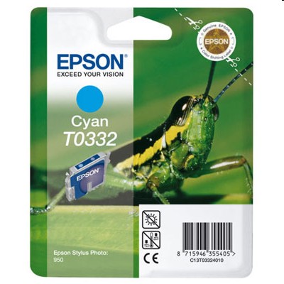 Tusz oryginalny T0332 do Epson (C13T03324010) (Błękitny)