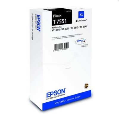 Tusz oryginalny T7551 do Epson (C13T755140) (Czarny)