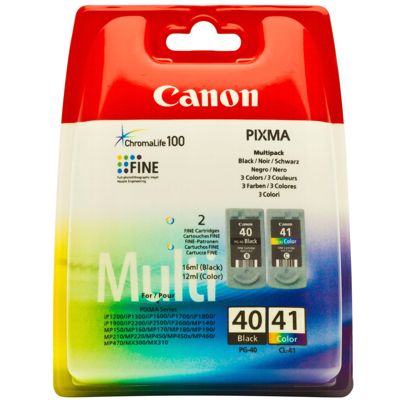 Tusze oryginalne PG-40 + CL-41 do Canon (0615B036, 0615B043) (komplet)