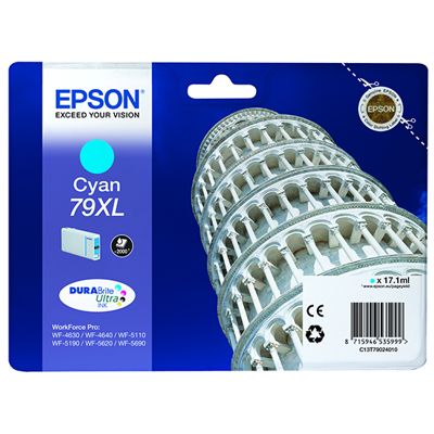 Tusz oryginalny T7902 do Epson (C13T79024010) (Błękitny)