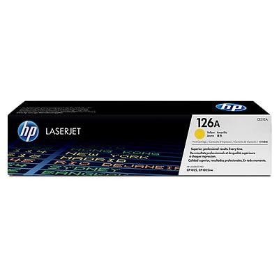 Toner oryginalny 126A do HP (CE312A) (Żółty)