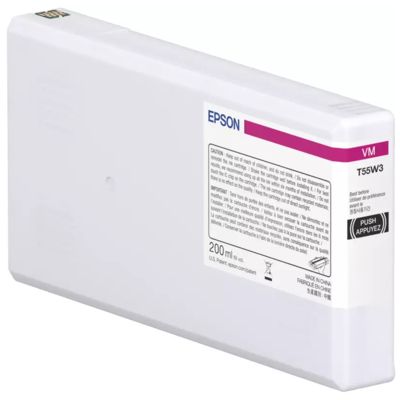 Tusz oryginalny T55W3 M do Epson (C13T55W300) (Purpurowy)