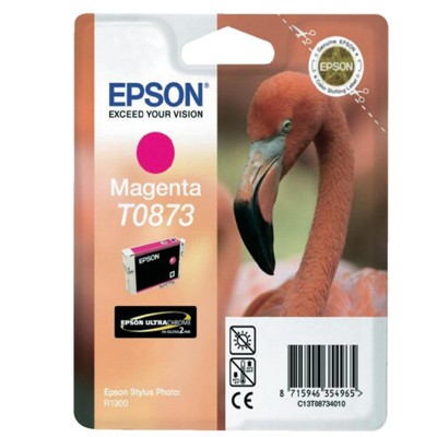 Tusz oryginalny T0873 do Epson (C13T08734010) (Purpurowy)